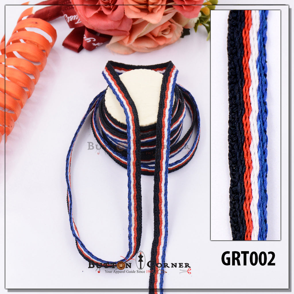 Multi Striped Grass Grain Tapes 0.25 Inch