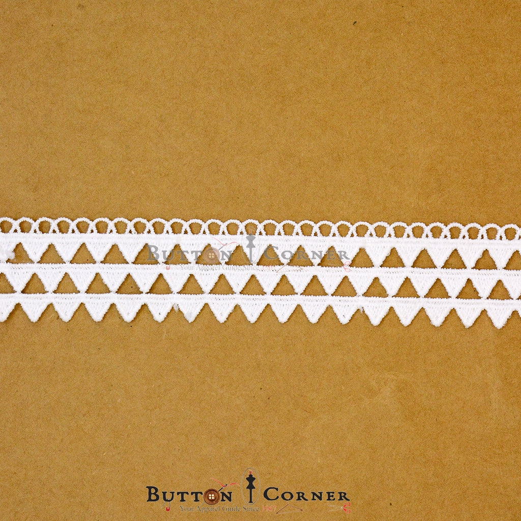 One Side Border Shuttle Lace