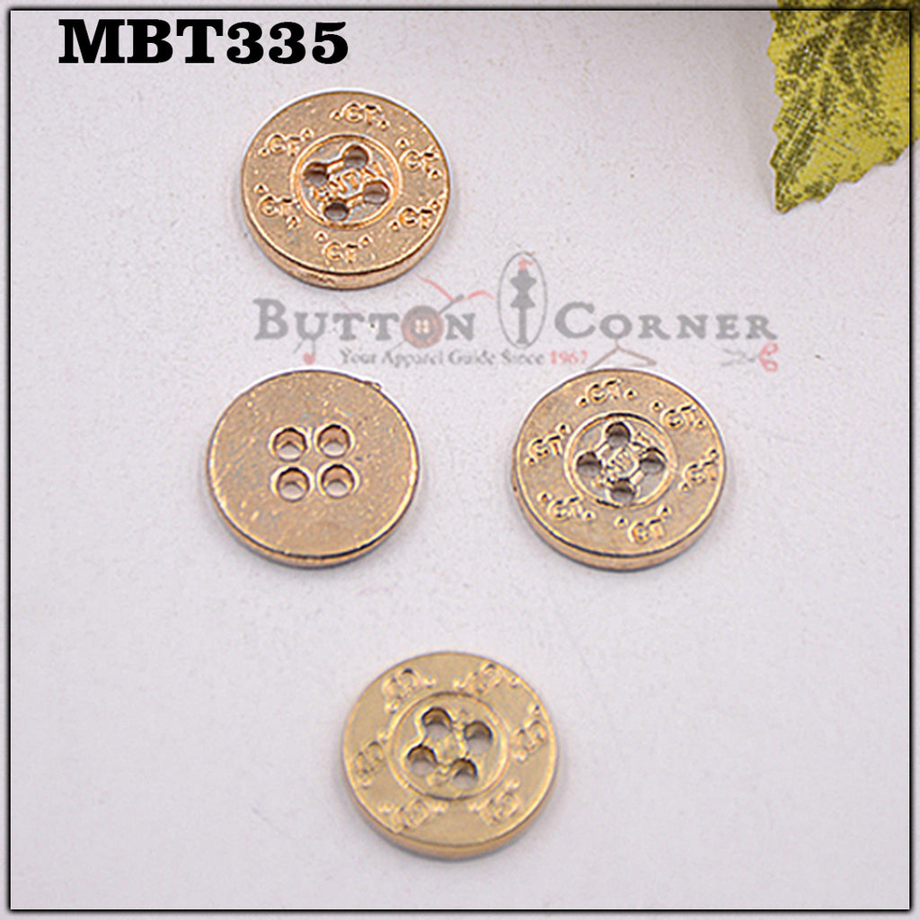 Designing 4 Hole Metal Shirt Button