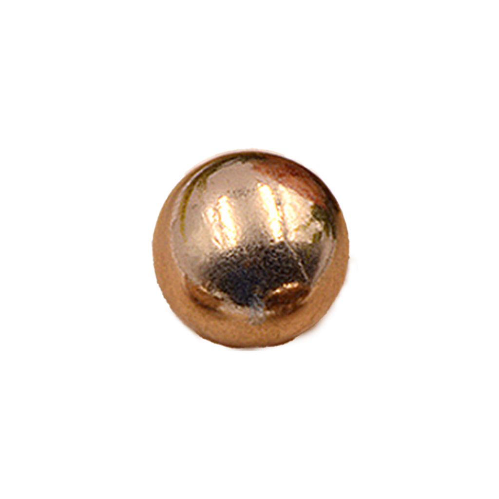 Dome Shape Plain Metal Button