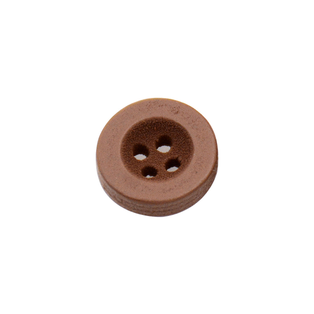 Flat Border Deep 4 Hole Wooden Button
