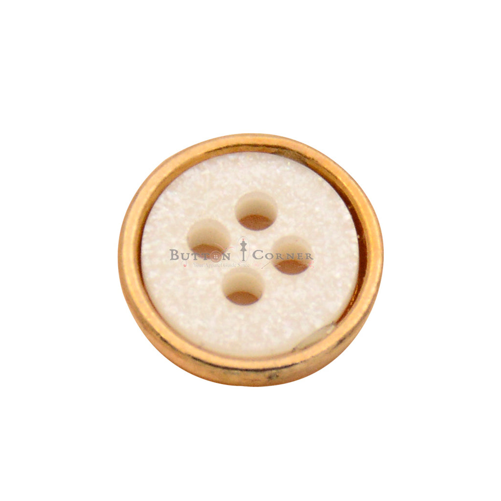 Two Part 4 Hole Metal Shirt Button