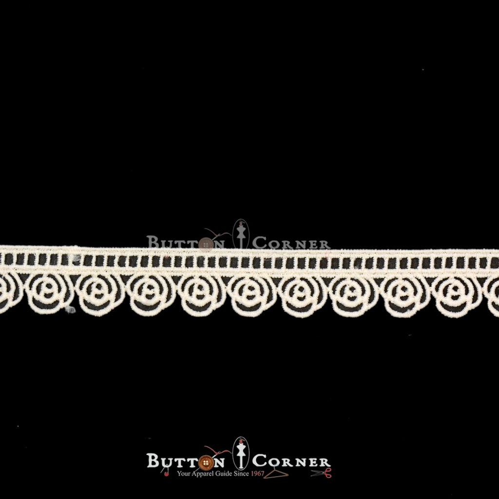 One Side Border Shuttle Lace