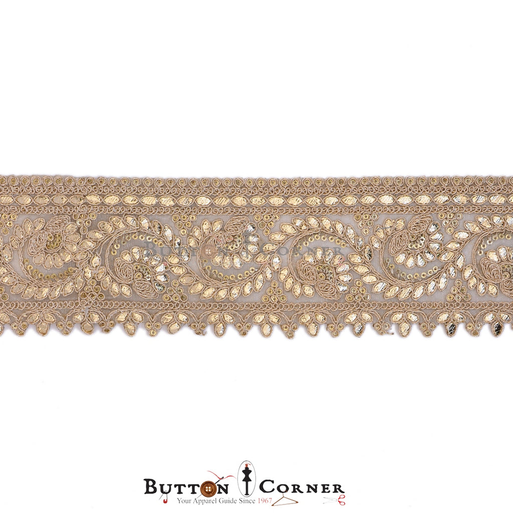 Fancy Sequence Gota Lace