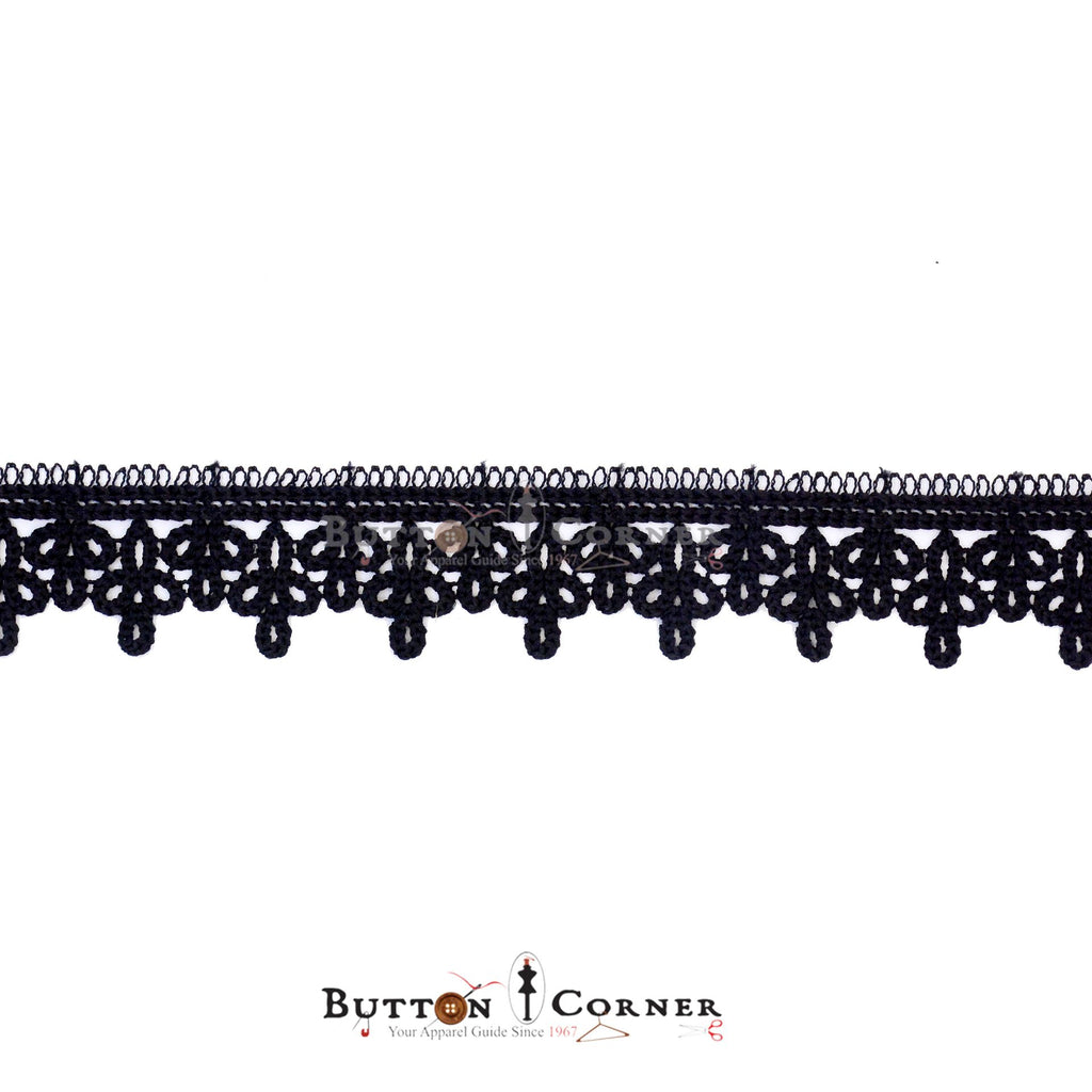 One Side Border Shuttle Lace