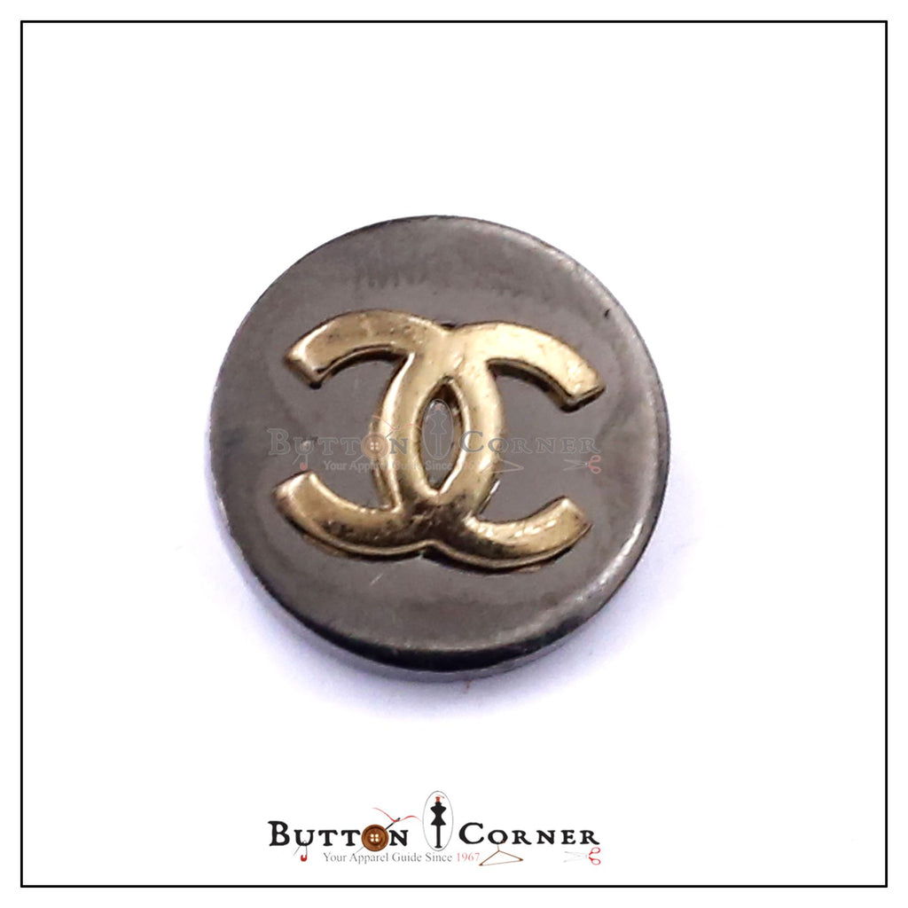 CHANEL 正規品　ヴィンテージロゴNC Chanel Logo Metal Suiting Button – Button Corner