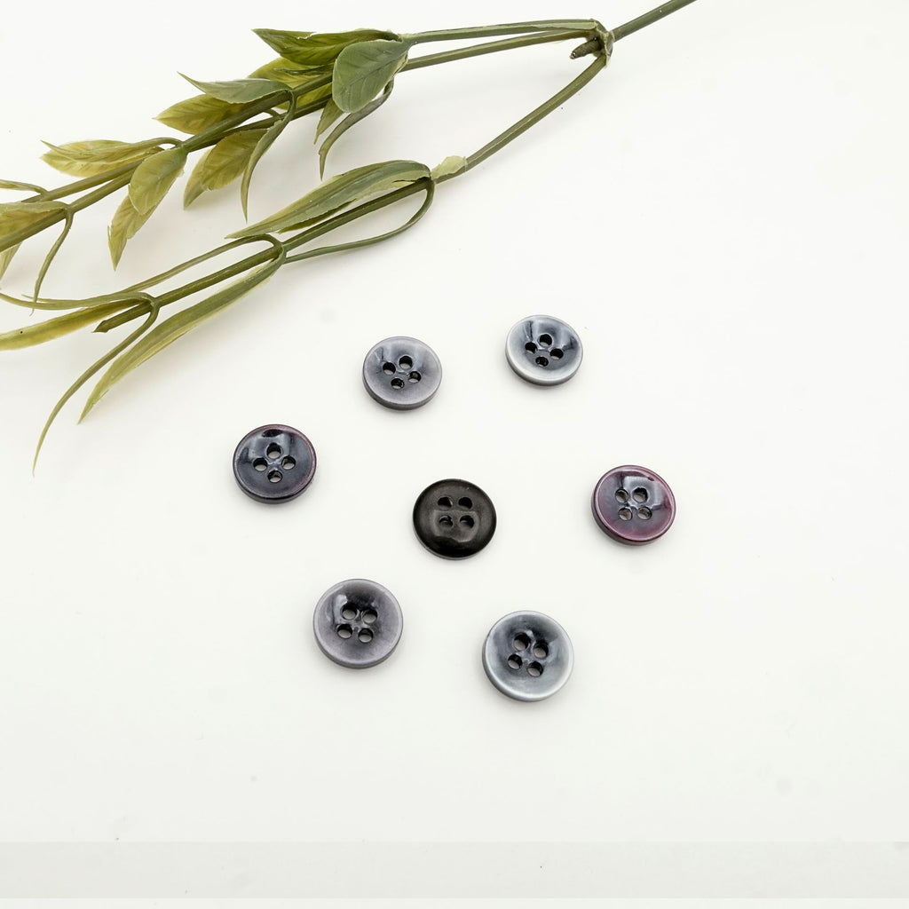 Ceramic Coated Deep 4 Hole Shirt Button