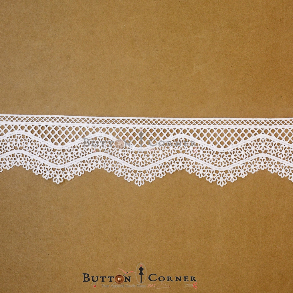 One Side Border Shuttle Lace