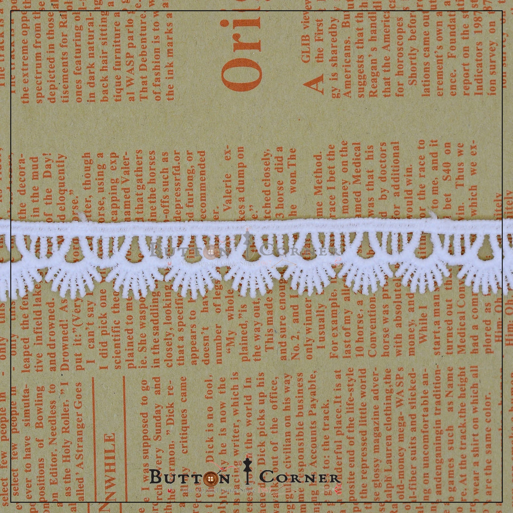 One Side Border Shuttle Lace