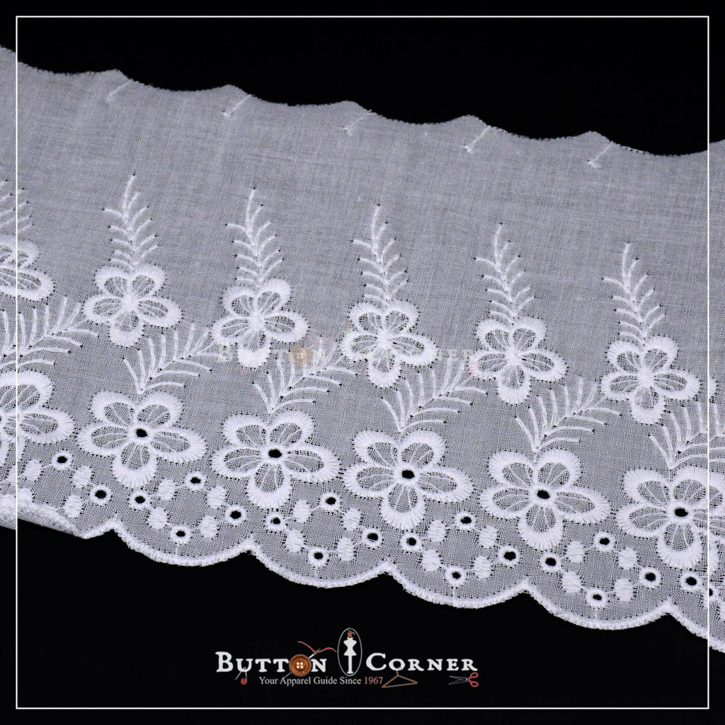 One Side Border Cotton Lace