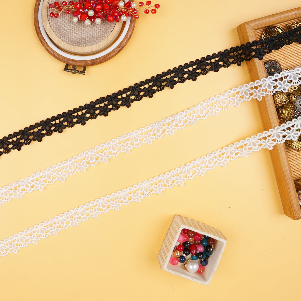 One Side Border Organza Lace