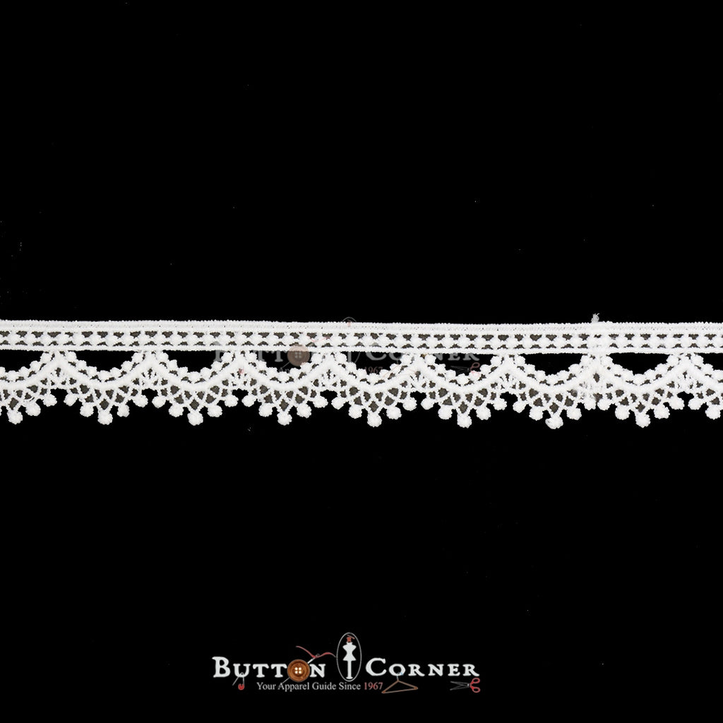 One Side Border Shuttle Lace
