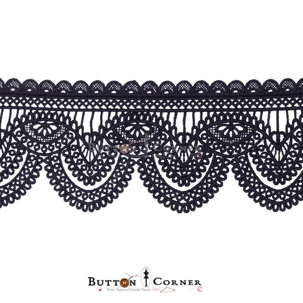One Side Border Shuttle Lace