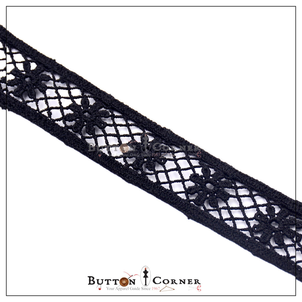 Double Side Border Shuttle Lace