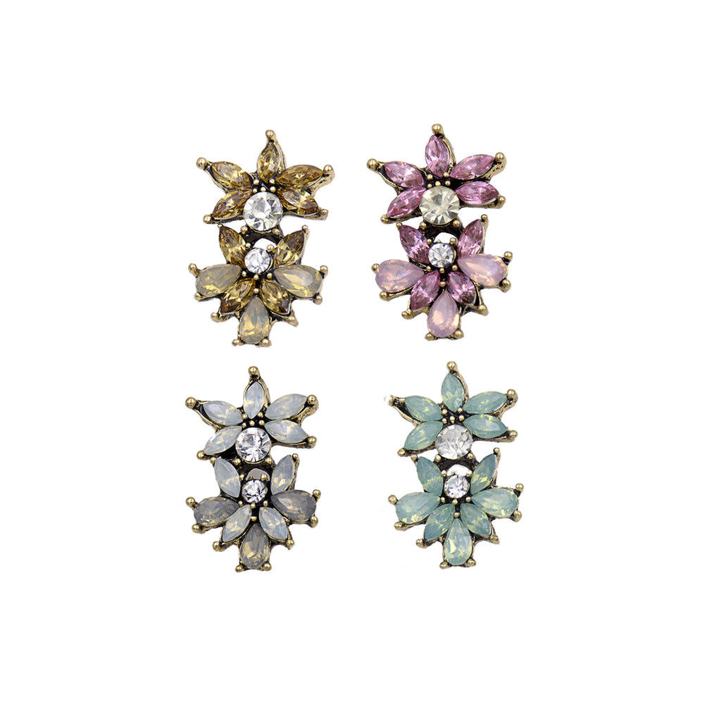Fancy Tow Flower Button