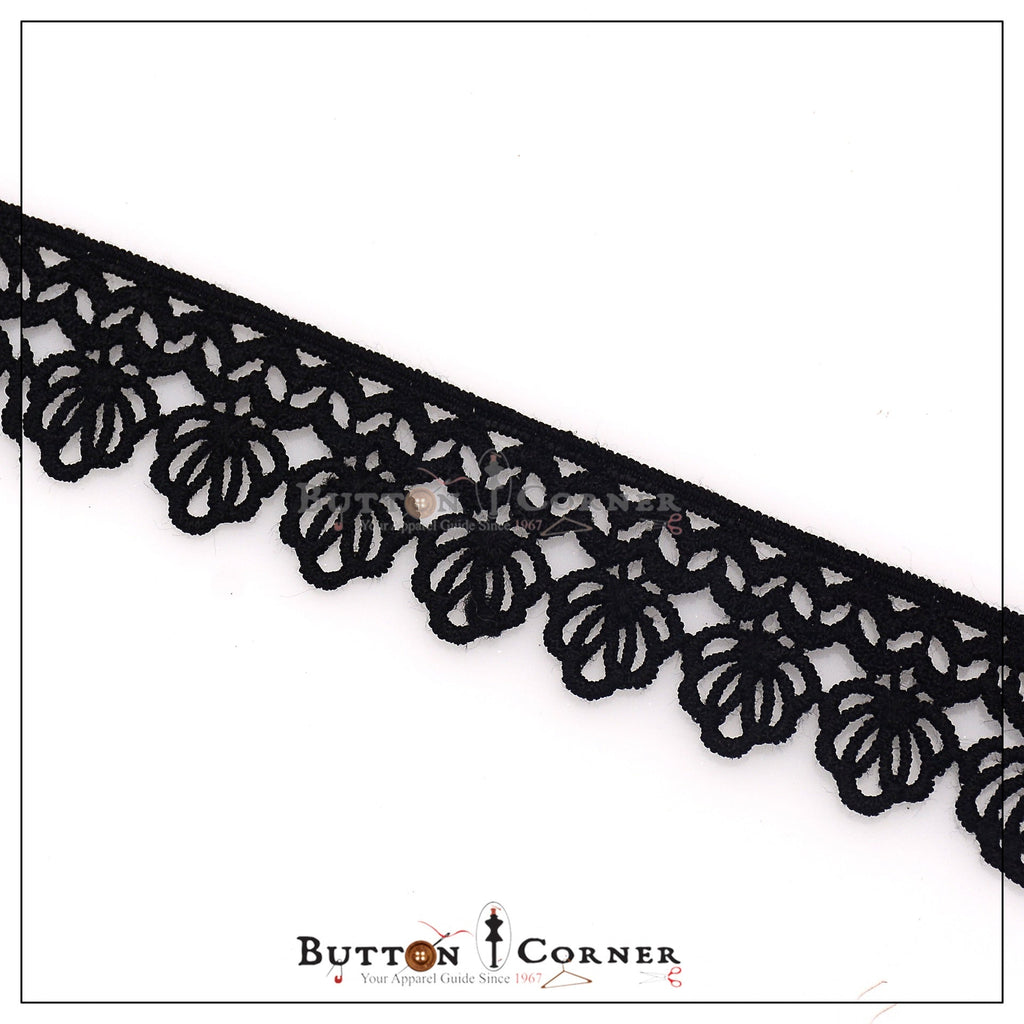 One Side Border Shuttle Lace