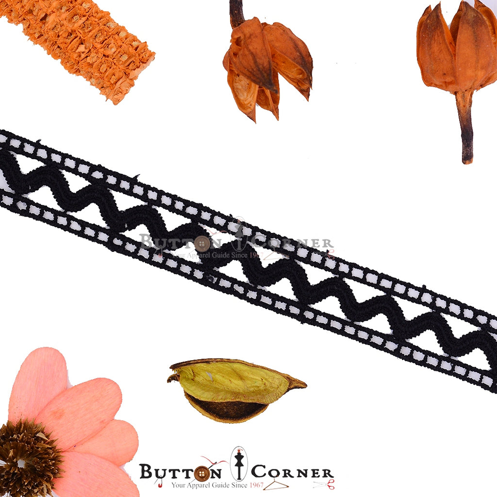 Double Side Border Shuttle Lace