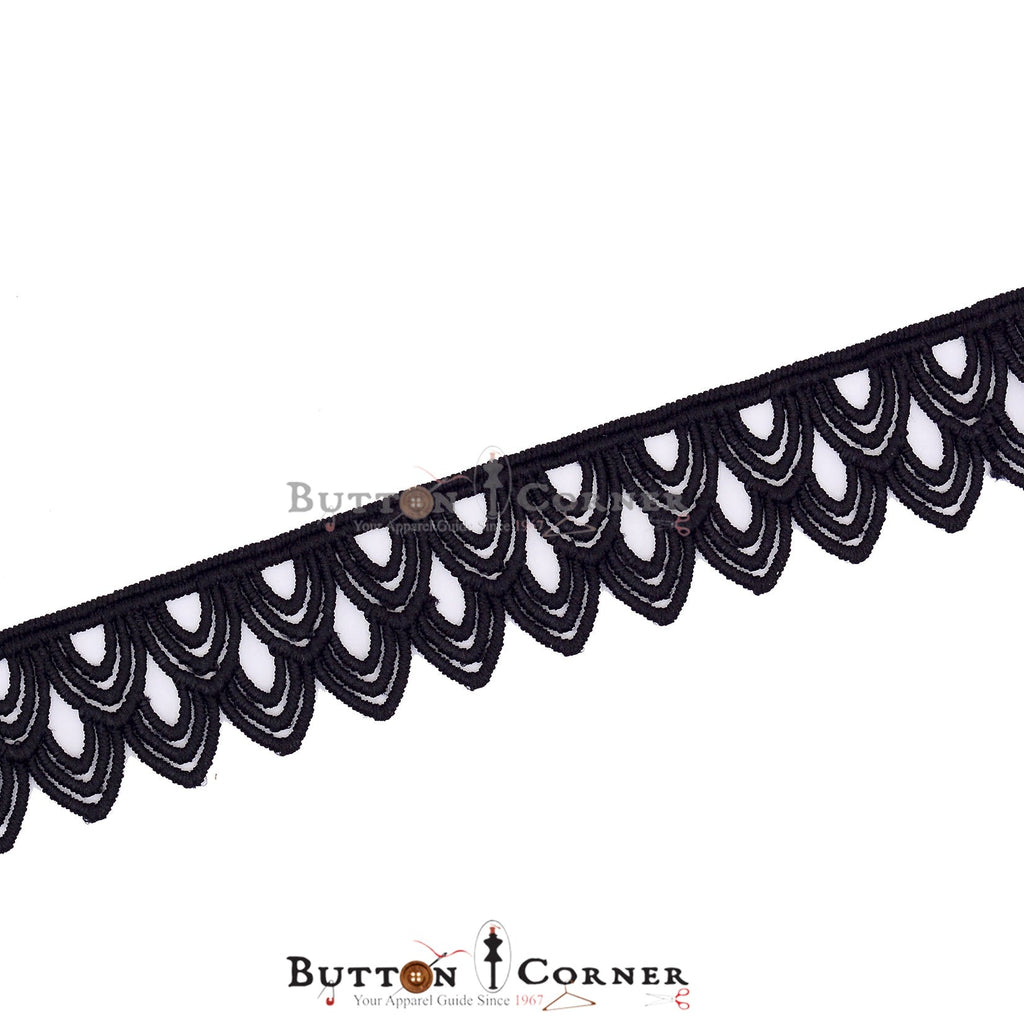One Side Border Shuttle Lace
