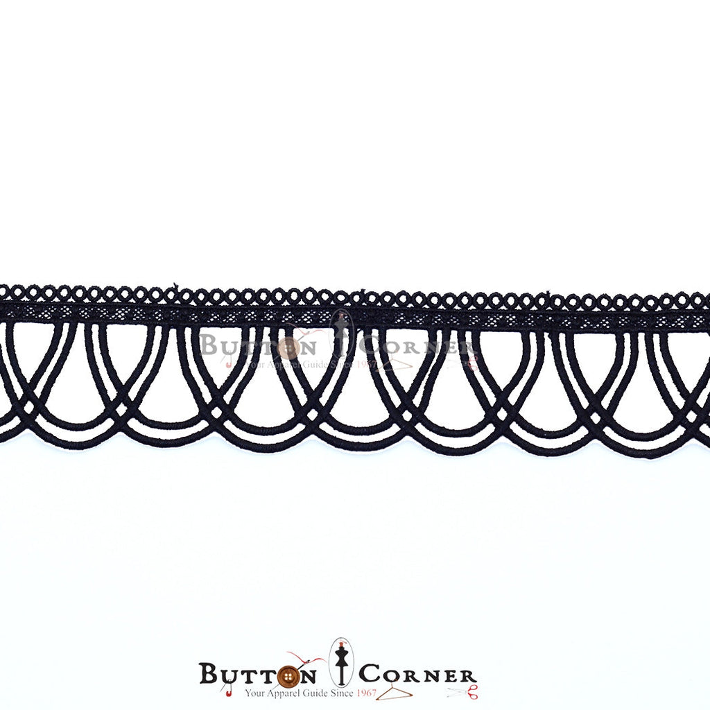 One Side Border Shuttle Lace
