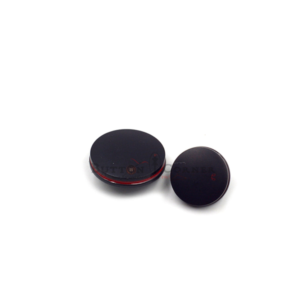 Plain Side Line Metal Button