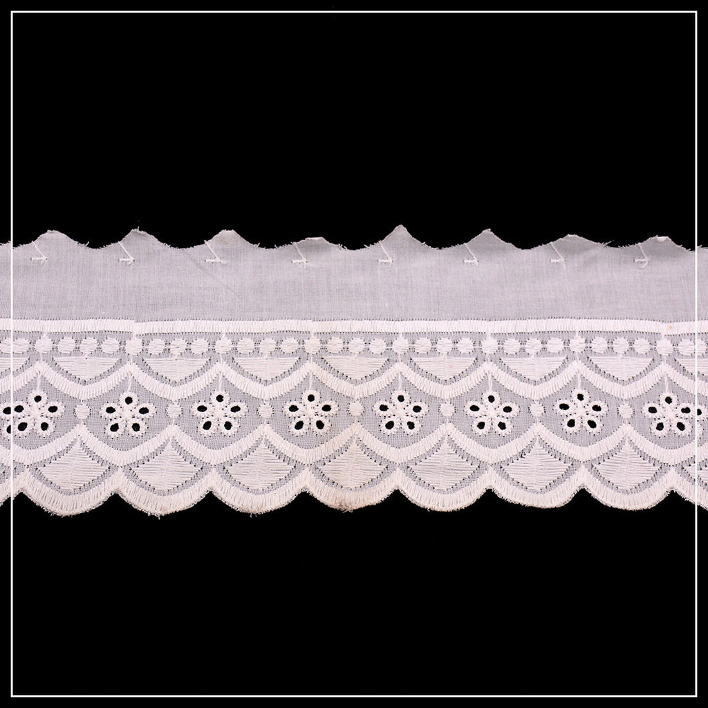 Cotton One Side Border Lace