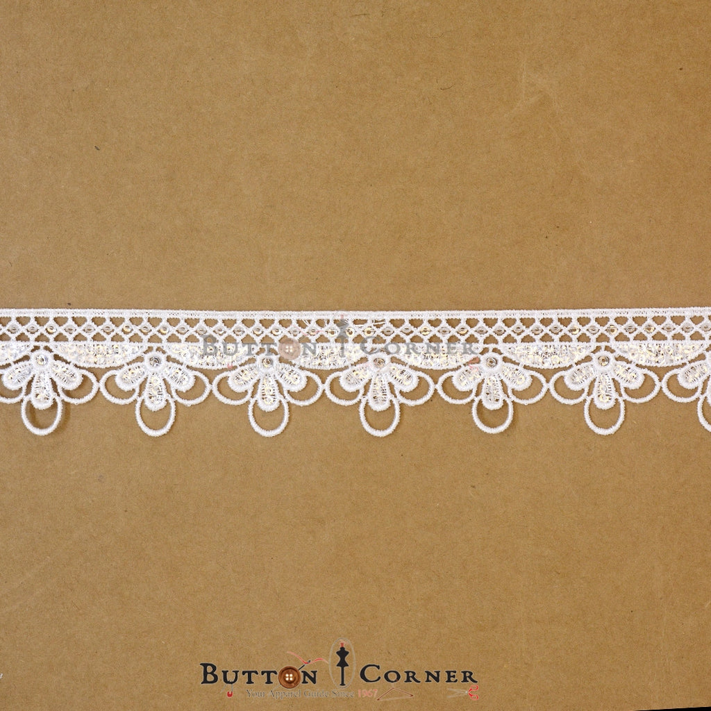 Border Shuttle Sequence Lace