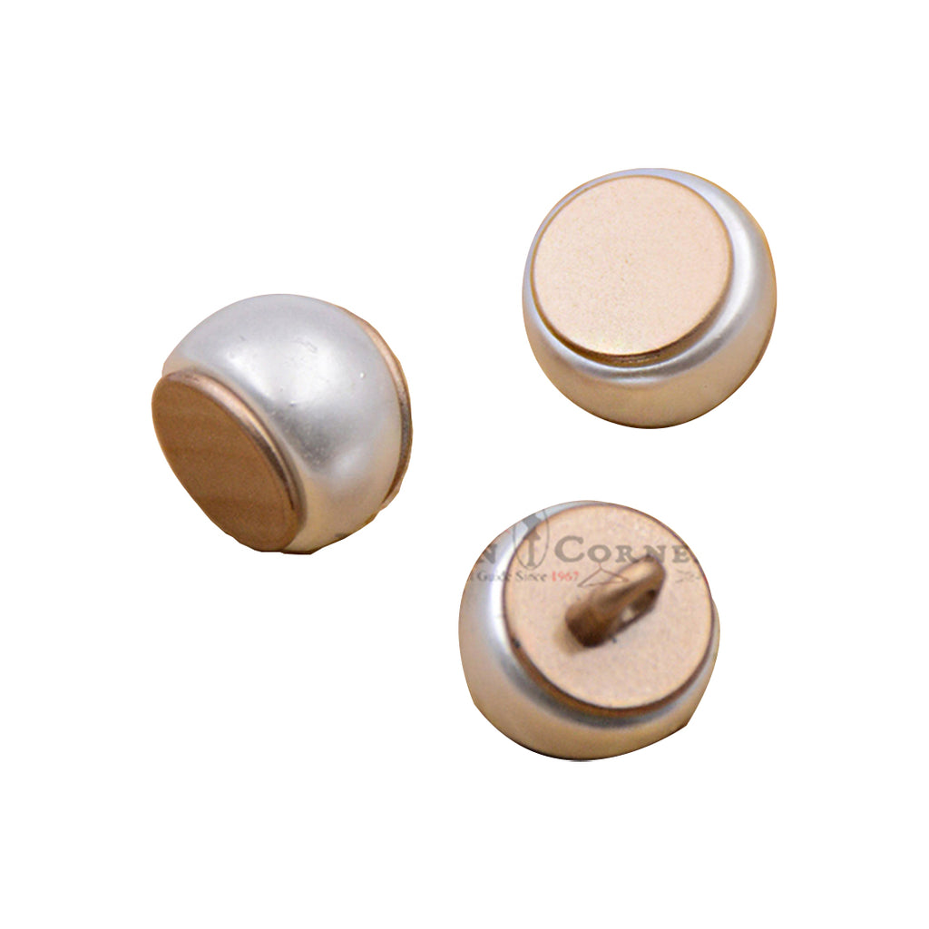 Pearl Base Metal Button