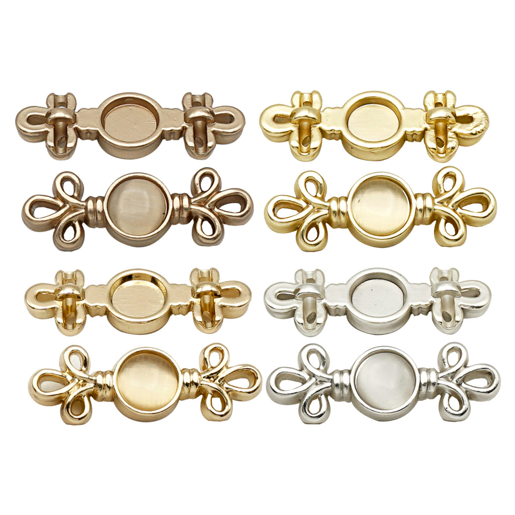 Vintage Design Barrette Pearl Fancy Button