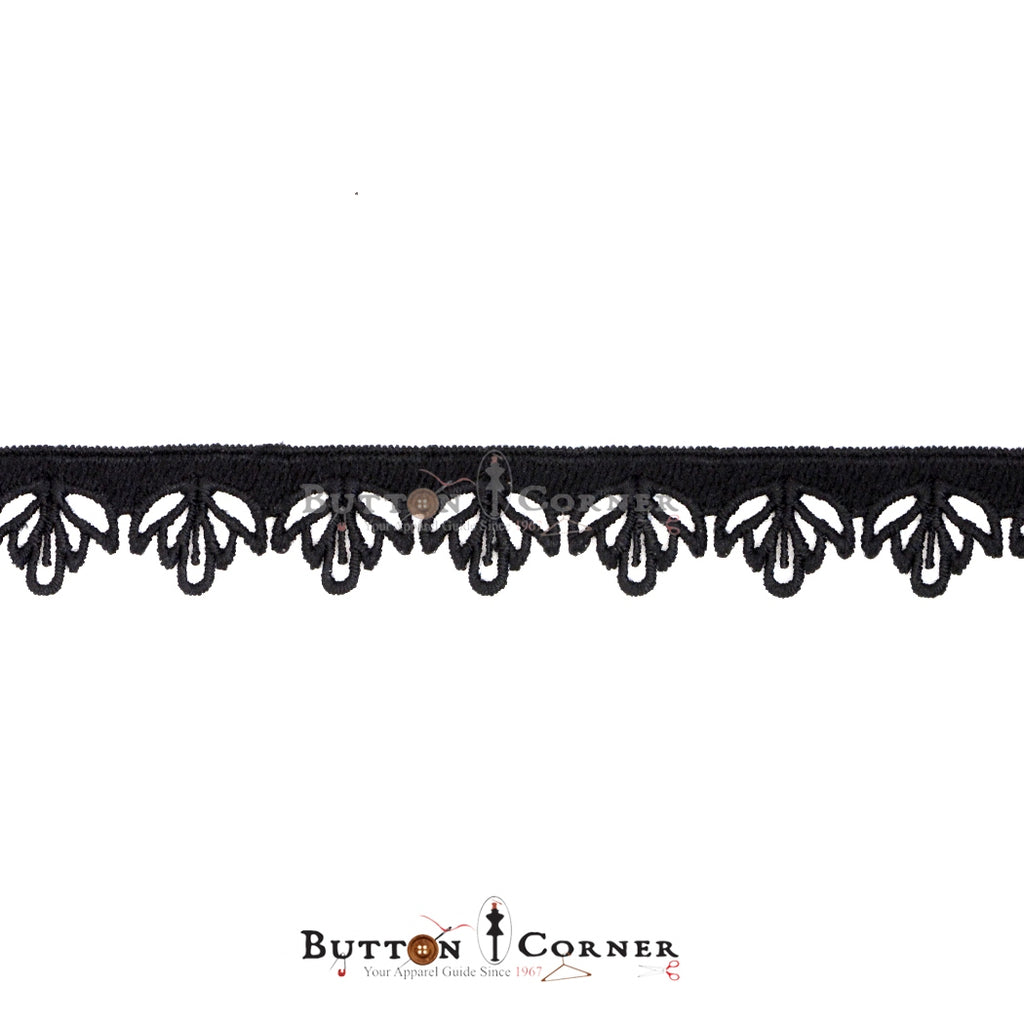 One Side Border Shuttle Lace