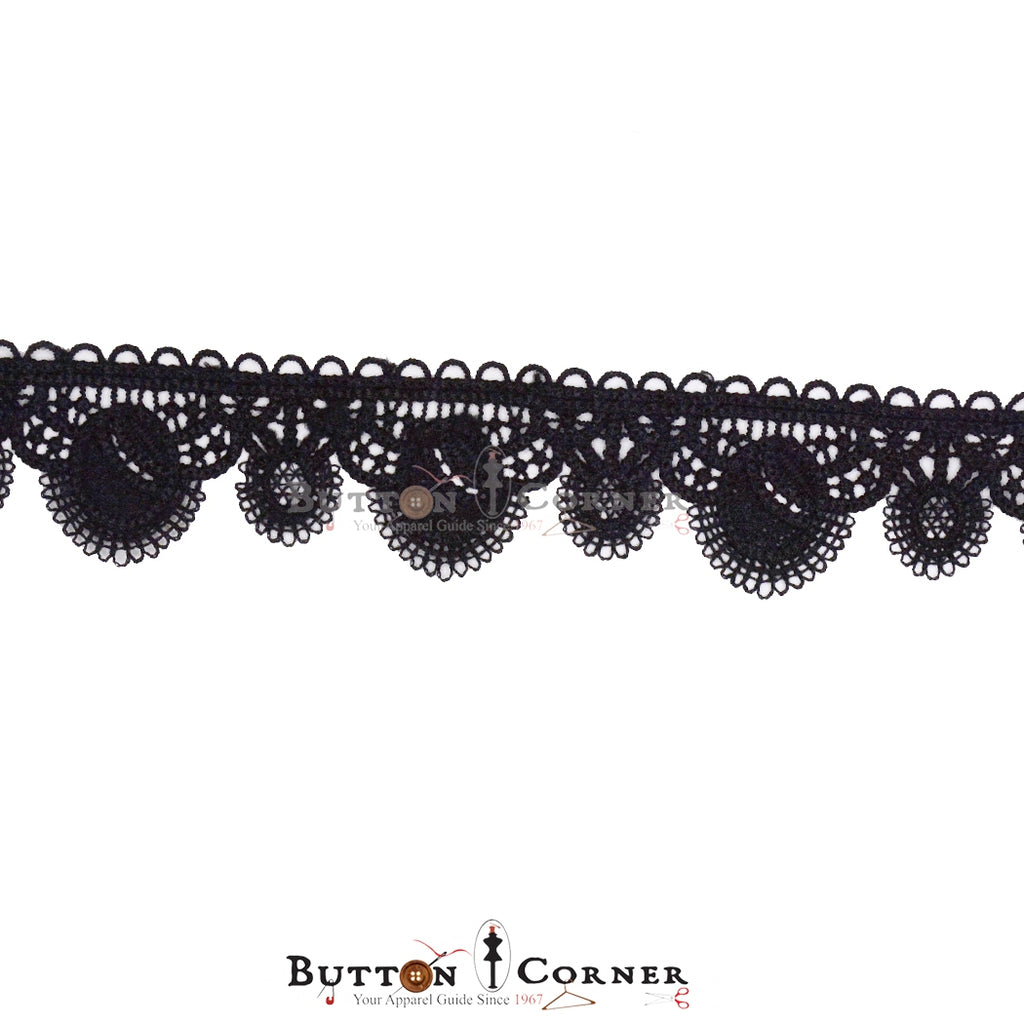 One Side Border Shuttle Lace