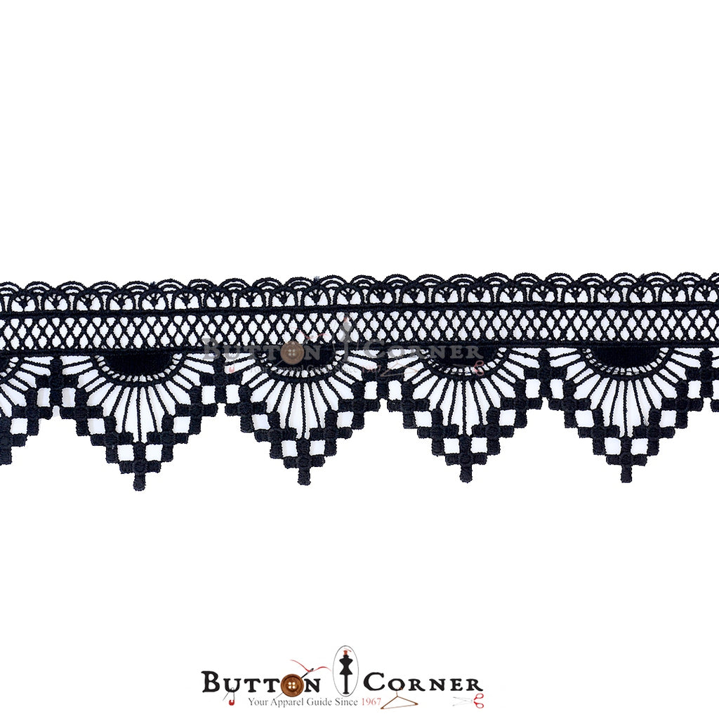 One Side Border Shuttle Lace