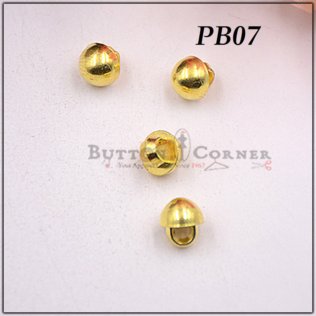 Half Round Plastic Shank button