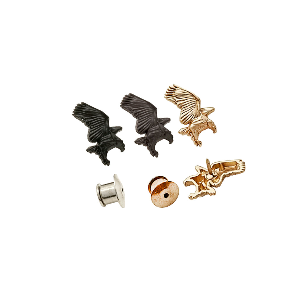 Metal Hawk Eagle Lapel Pin