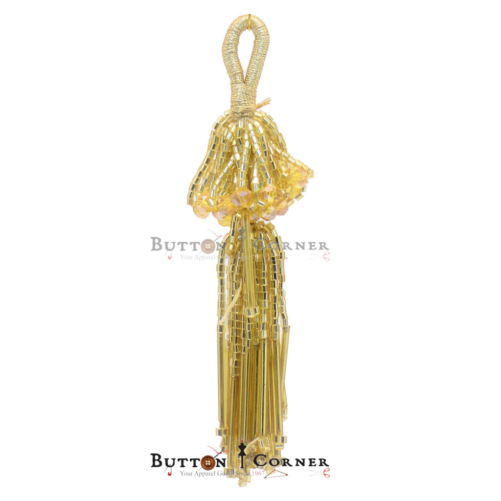 Fancy Crystal & Cut Dana Tassel
