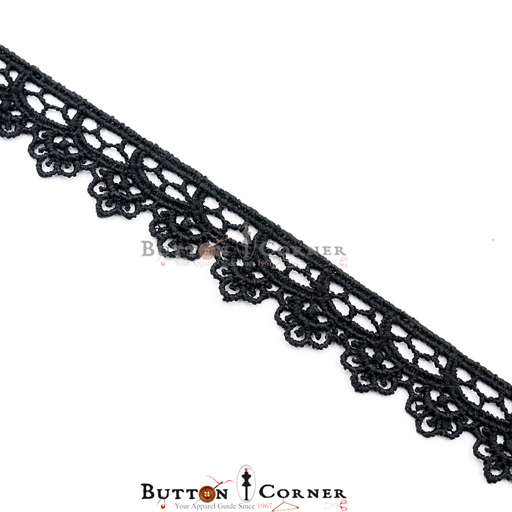 One Side Border Shuttle Lace