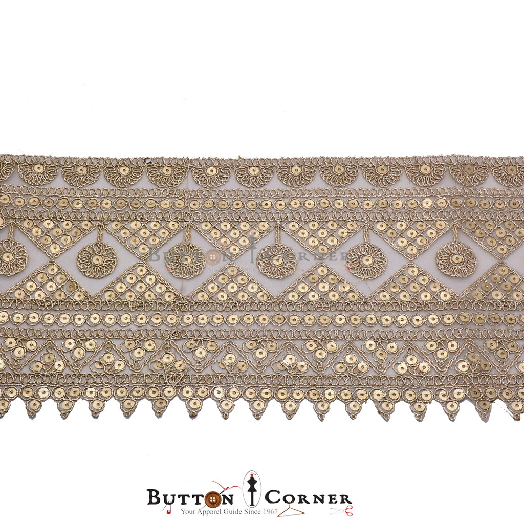 Fancy Gota Sequence Lace