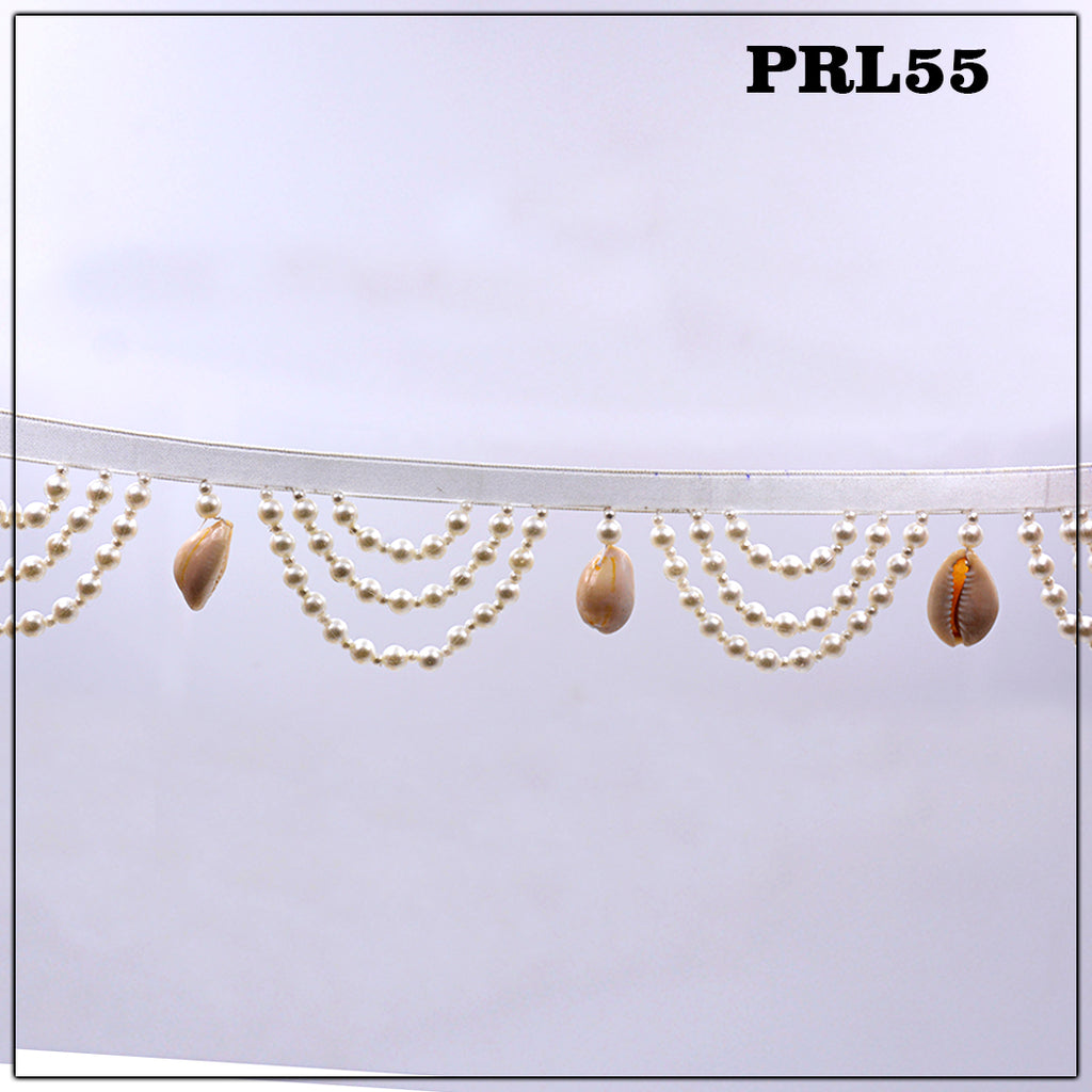 Hand Made Pearl With Sea Shell Hanging Lace
