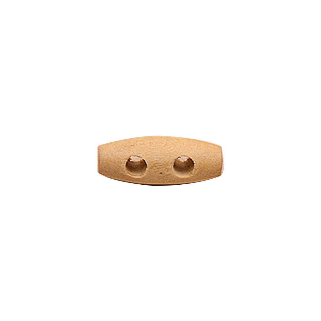 Bean Shape 2 Hole Wooden Button