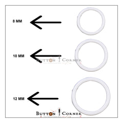 Bra Buckle Metal O Shape – Button Corner