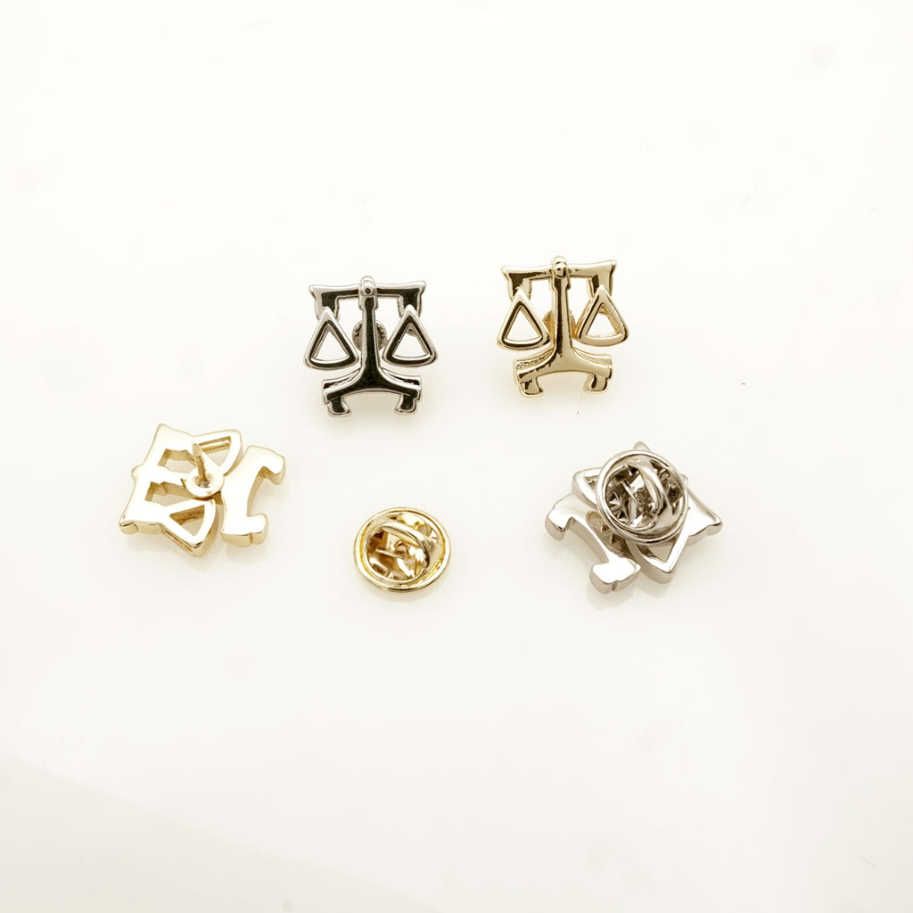 Scale Of Justice Lapel Pin