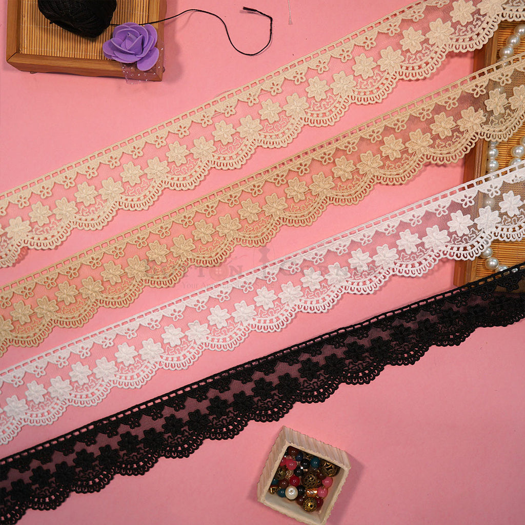 One Side Border Net Lace