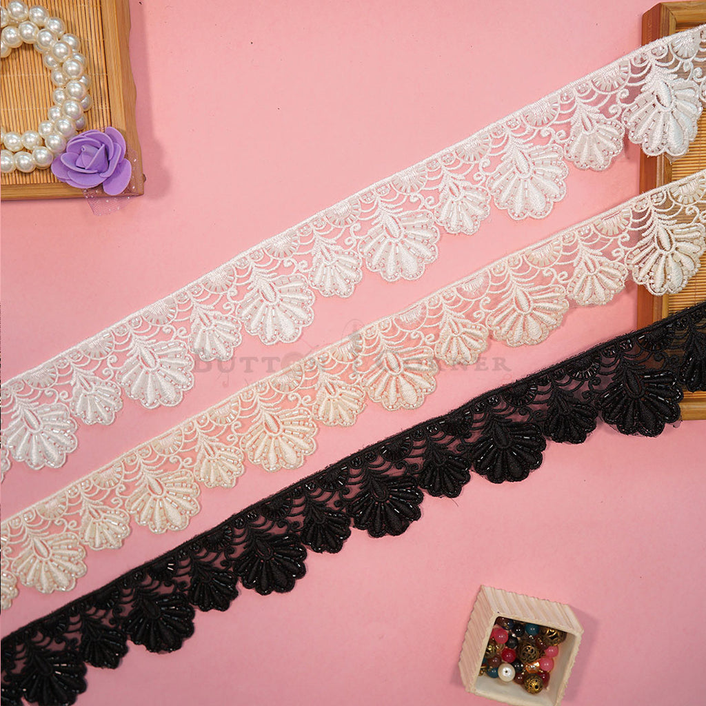 Embroidery Thread Glass Beads Lace