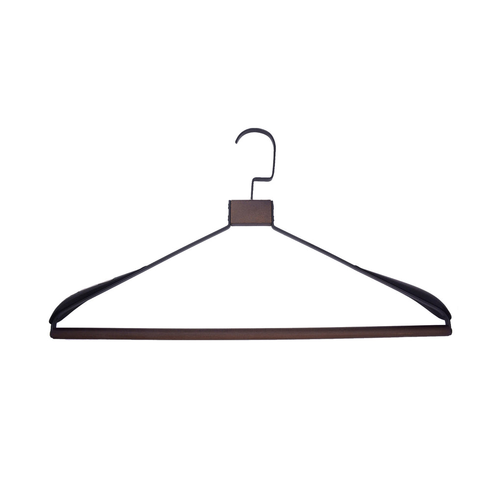 Metal Shirt Hanger with Wooden Stick