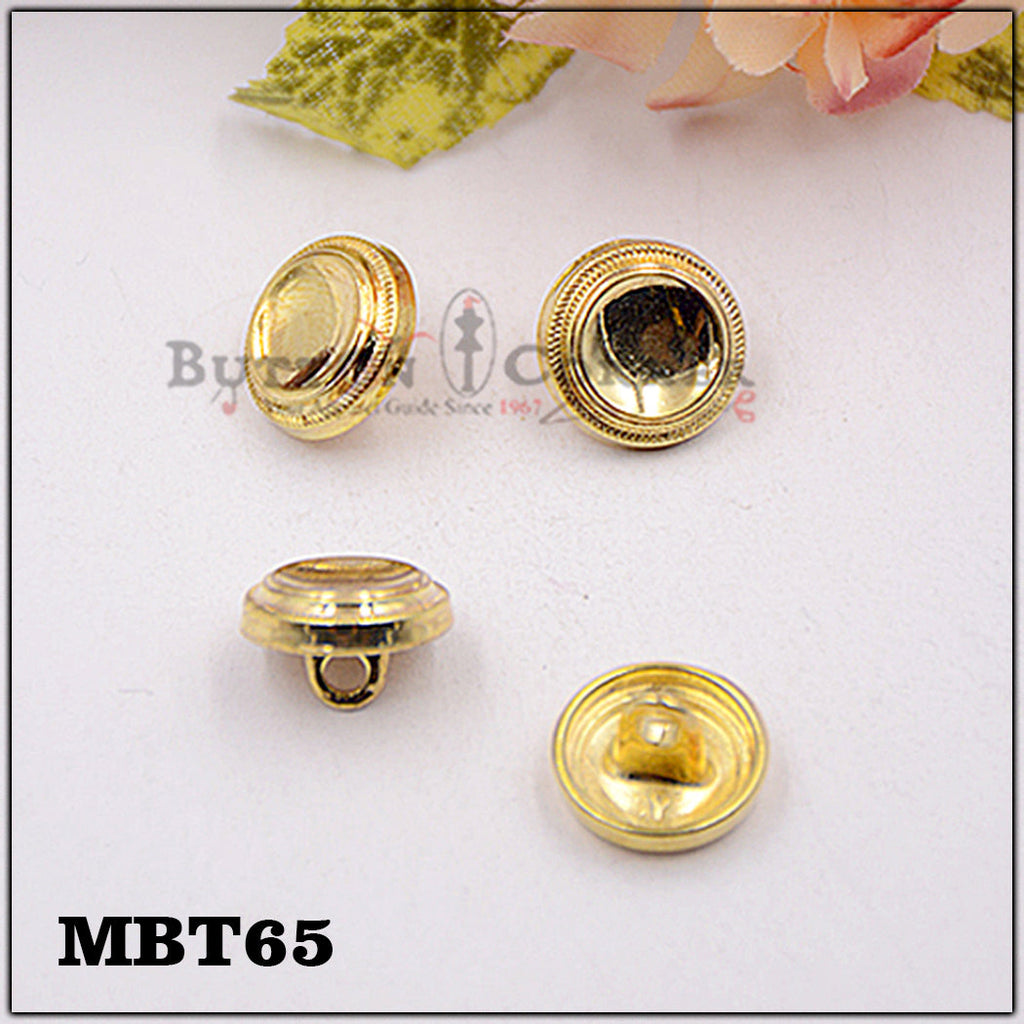 Double Circle Metal Shirt Button