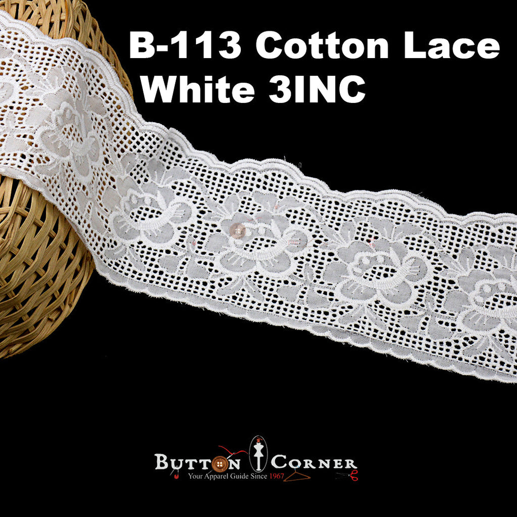 Cotton One Side Border Lace