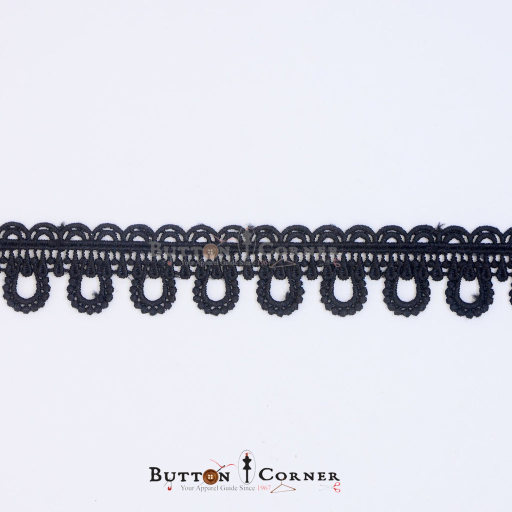 One Side Border Shuttle Lace