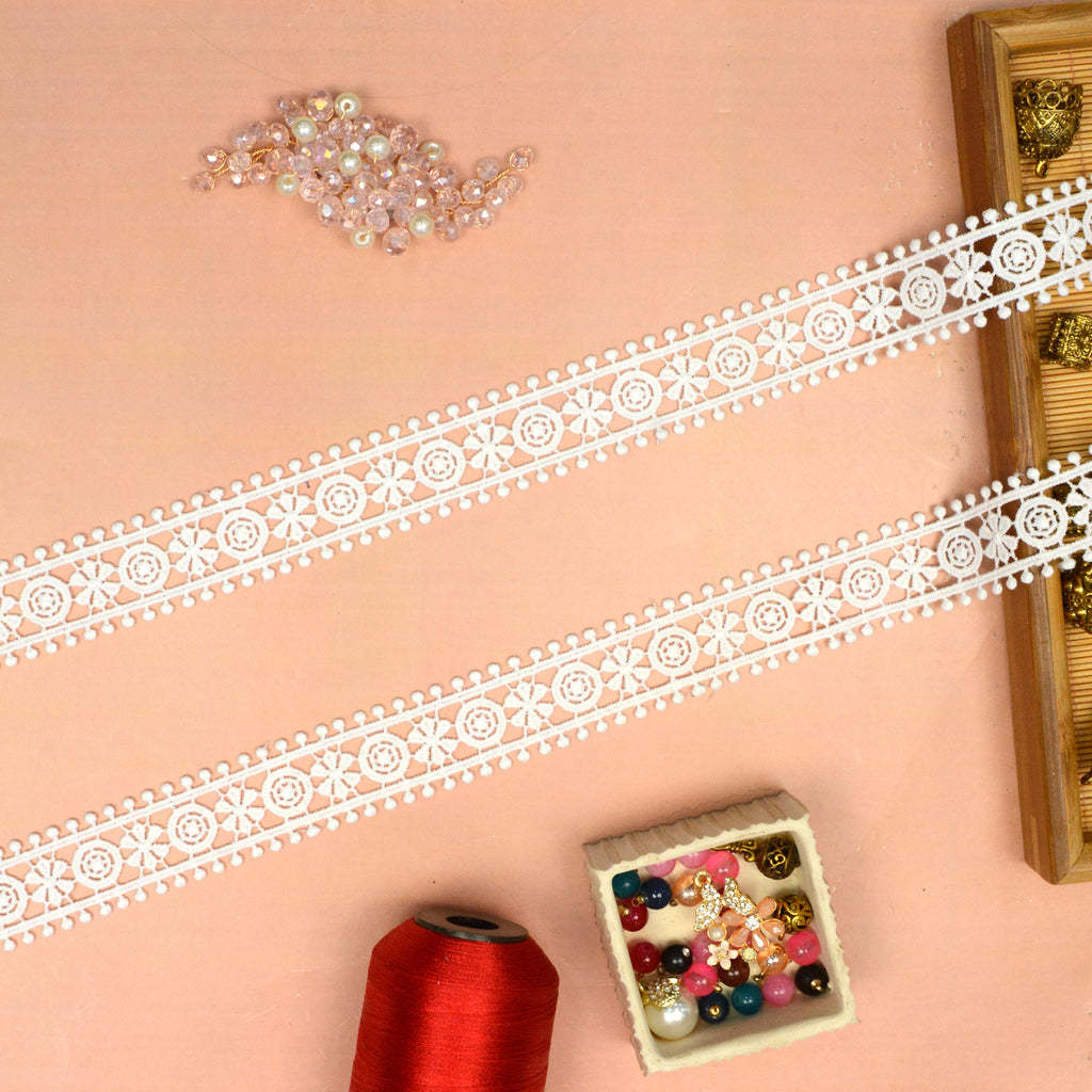 Double Side Border Shuttle Lace