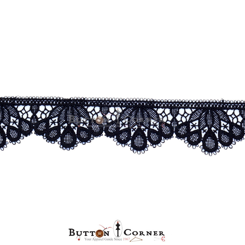 One Side Border Shuttle Lace