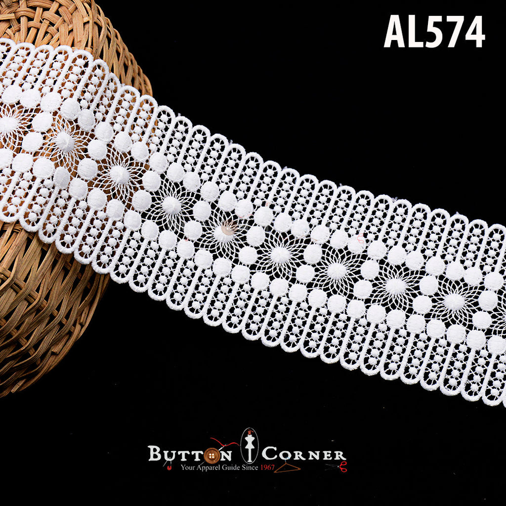 Double Side Border Shuttle Lace