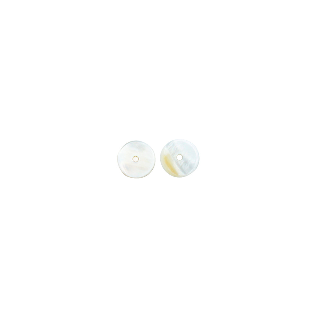 Flat Natural River Sequence Shell Button